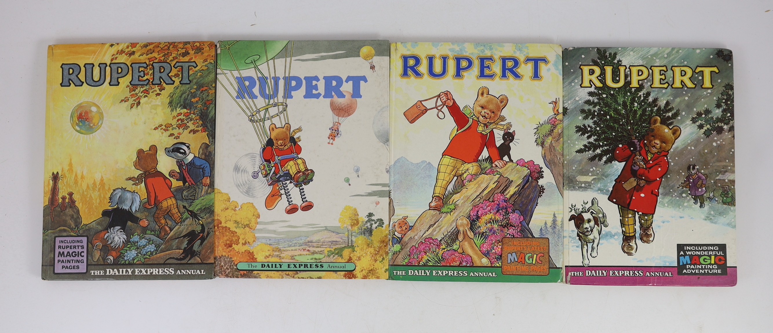 Bestall, Alfred E. - Rupert Bear Annuals, for the years 1954, 1957-60, 1963-68 (10)